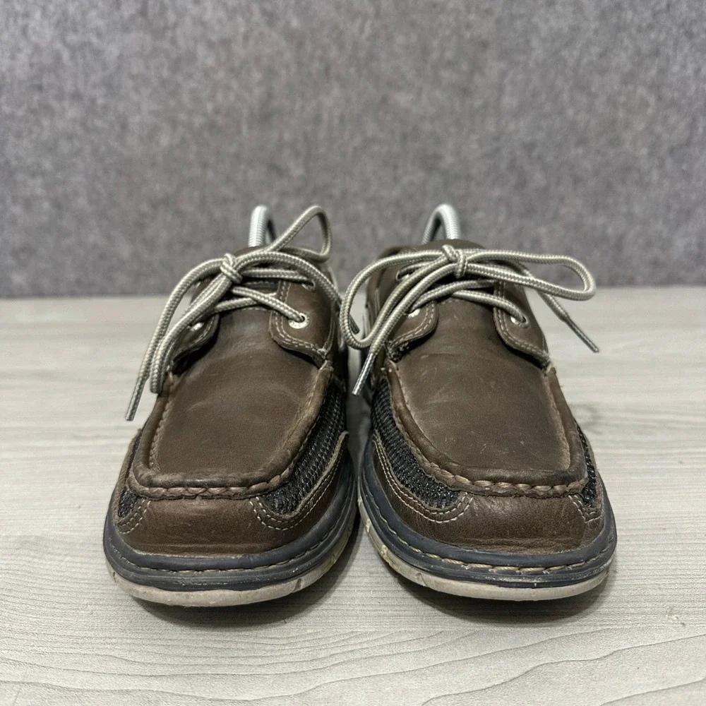 Sperry Tarpon Ultralite Boat Shoes Mens 8.5 Brown Leather Mesh STS15062 Casual